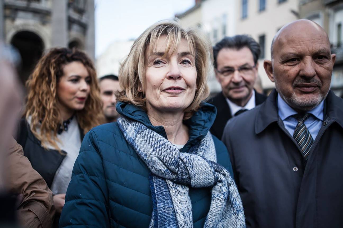 Françoise Schepmans MR burgemeester Sint-Jans-Molenbeek herdenking aanslagen Brussel 22 maart 2016