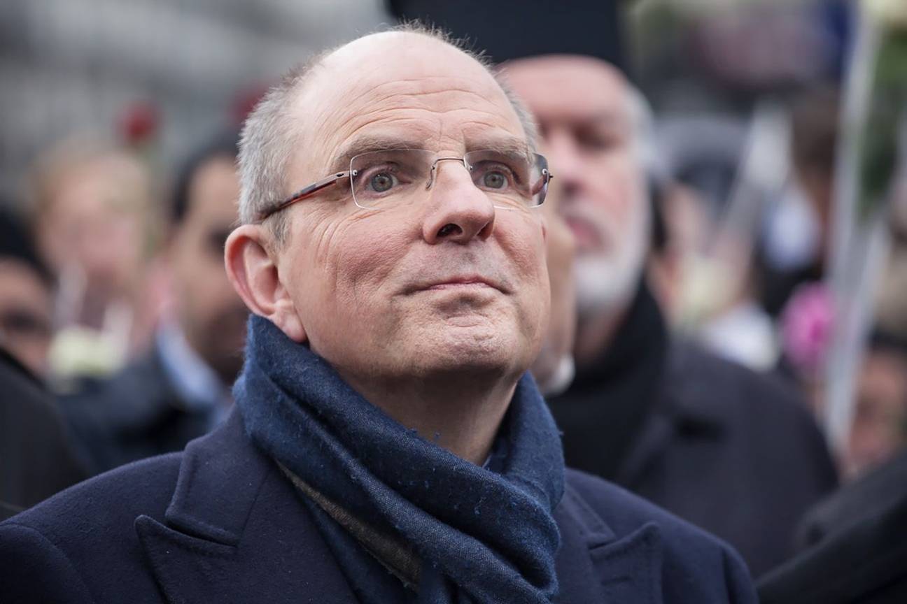 Koen Geens CD&V minister van justitie herdenking aanslagen 22 maart 2016