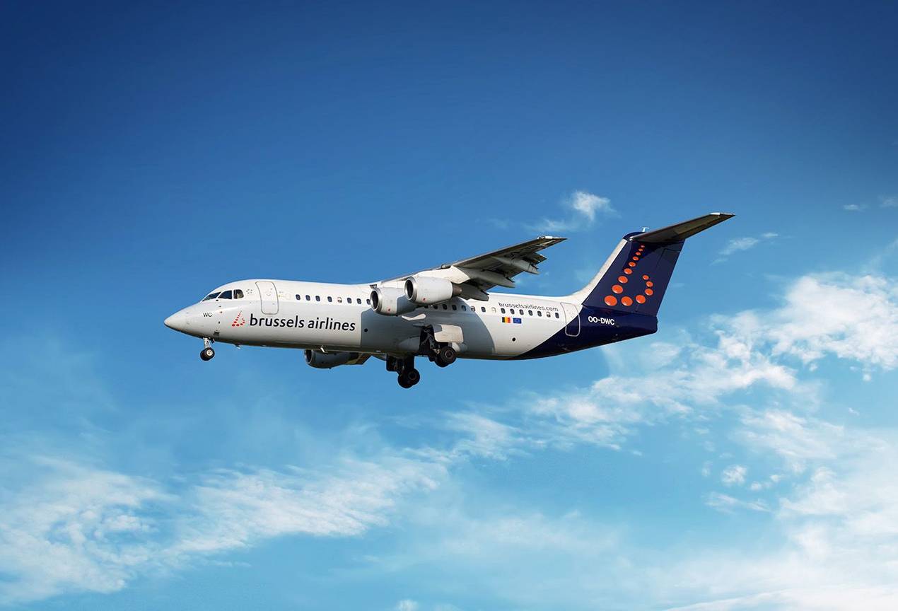 Brussels Airlines Avro toestel vliegtuig