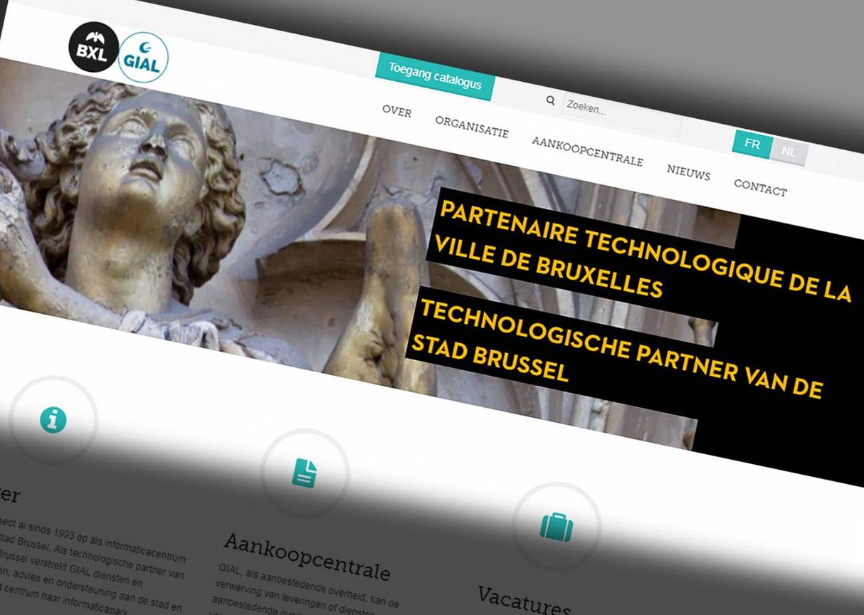 vzw Gial website informatica technologische partner Stad Brussel