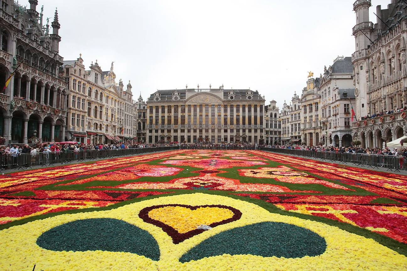 Bloementapijt Grote Markt Grand' place Flowercarpet