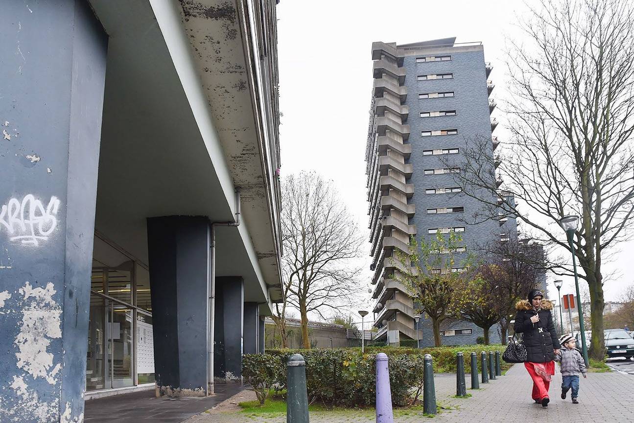 Sociale woningen woontoren woonblokken Sint-Jans-Molenbeek