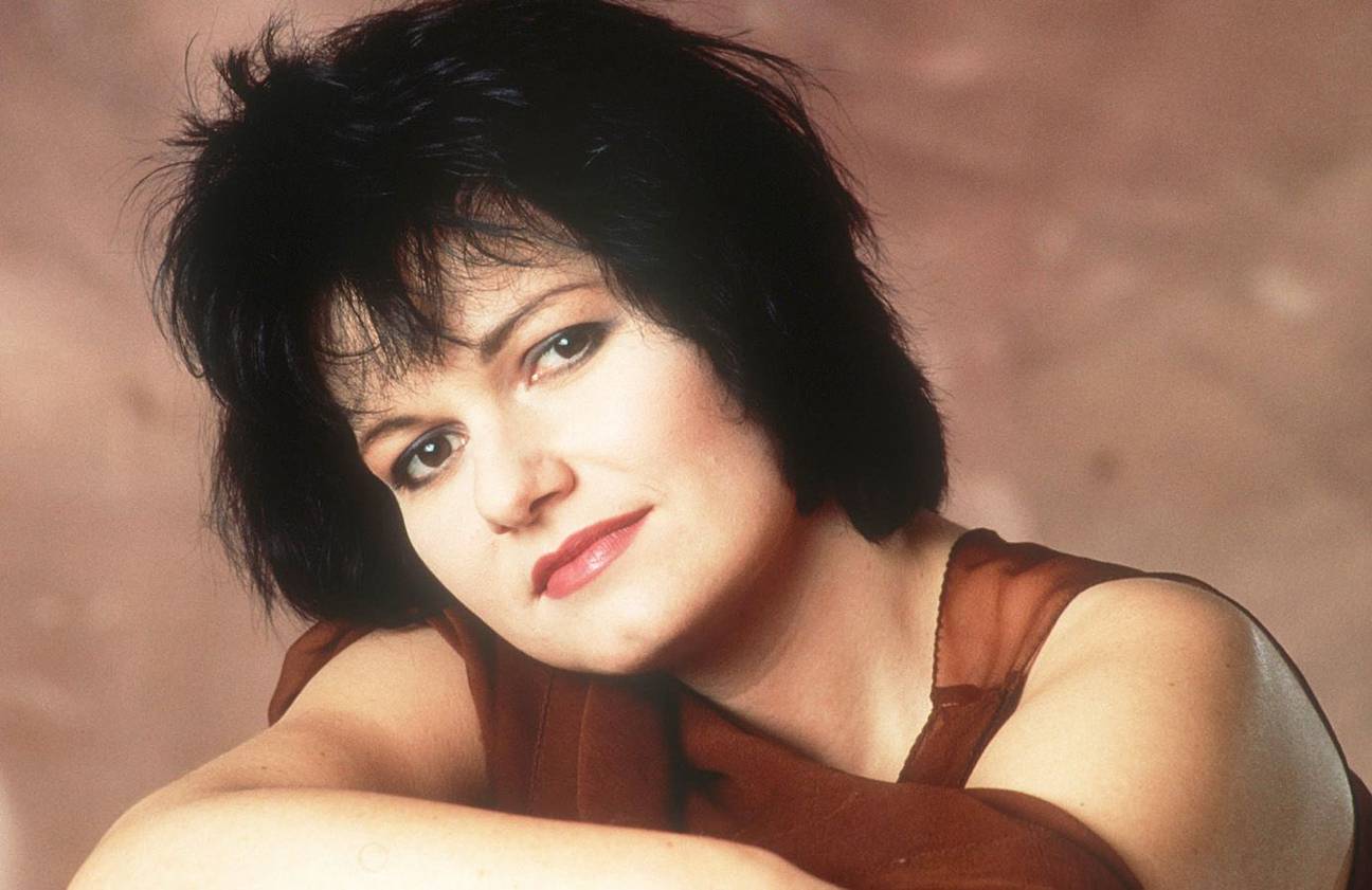 Chanteuse zangeres Maurane in 1992