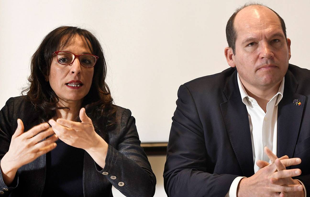 Fadila Laanan en Philippe Close (PS)