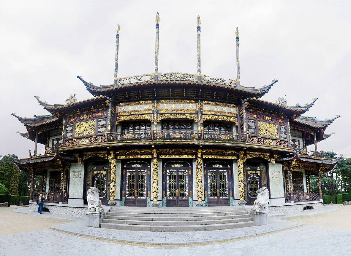 Het Chinees paviljoen van Leopold II in Laken