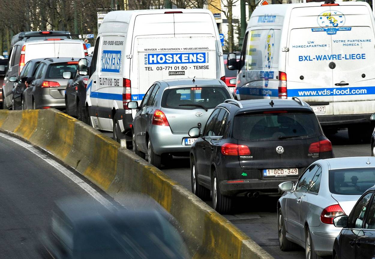 File autoverkeer Brussel