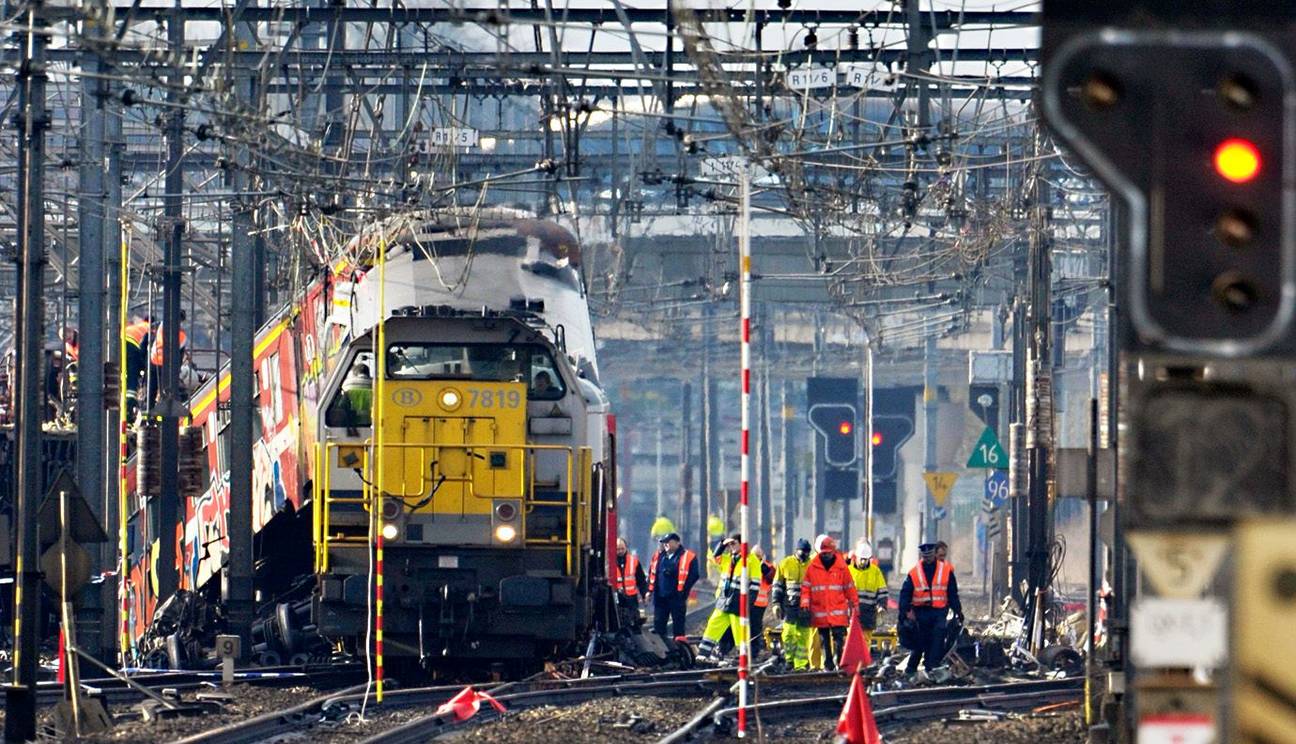Treinongeval in Buizingen (Halle) in 2010