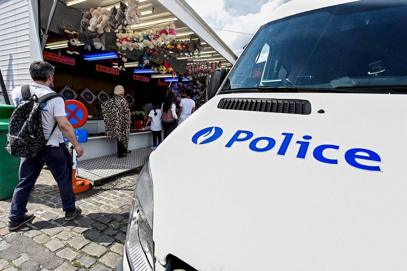 Zuidfoor Foire du Midi kermis politie politiecombi veiligheid foorkramers