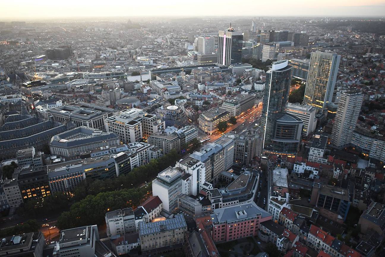Madouplein Madoutoren Leuvenseweg Leuvensesteenweg kleine ring Regentlaan Kunstlaan Financietoren
