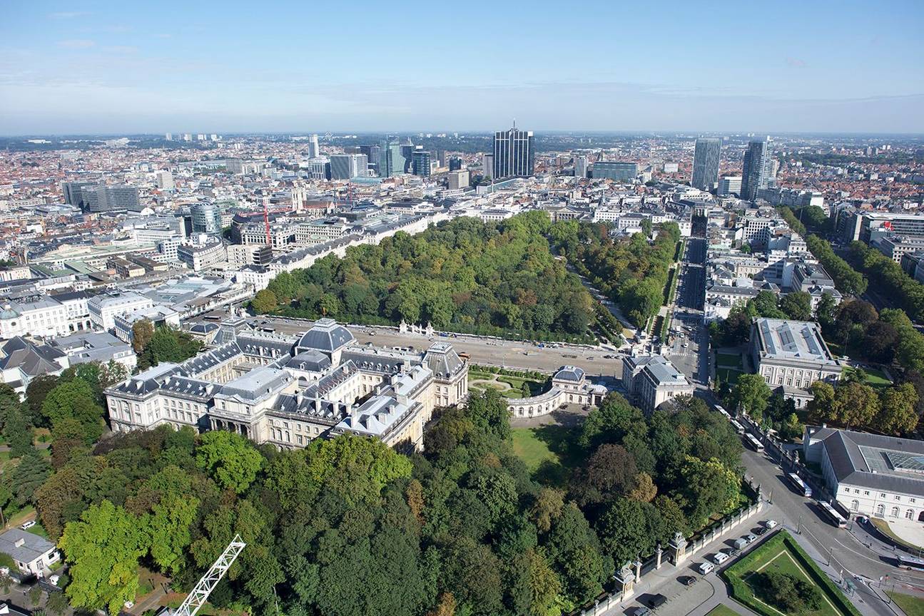 warandepark koninklijk paleis groen park paleizenplein Regentlaan