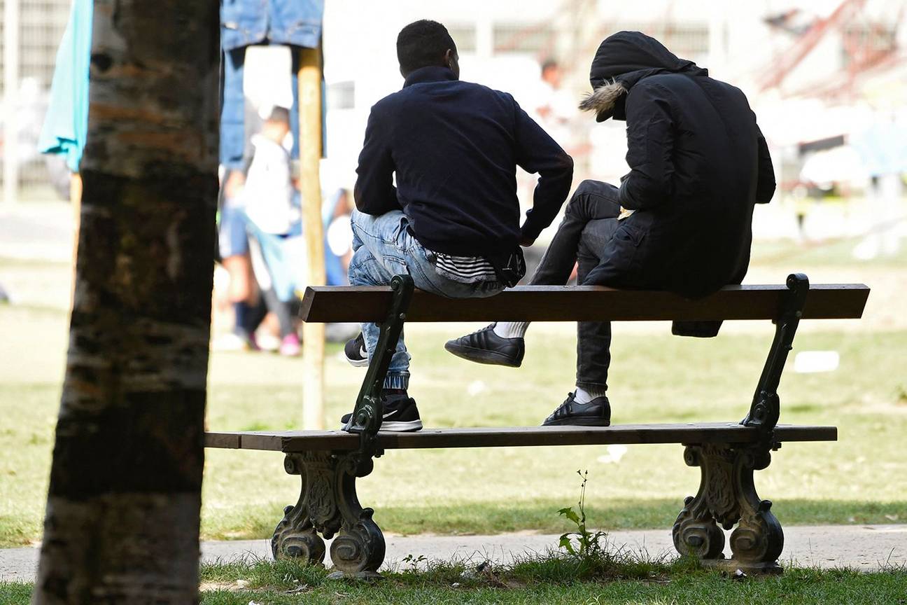 Maximiliaanpark transmigranten Transitmigranten vluchtelingen