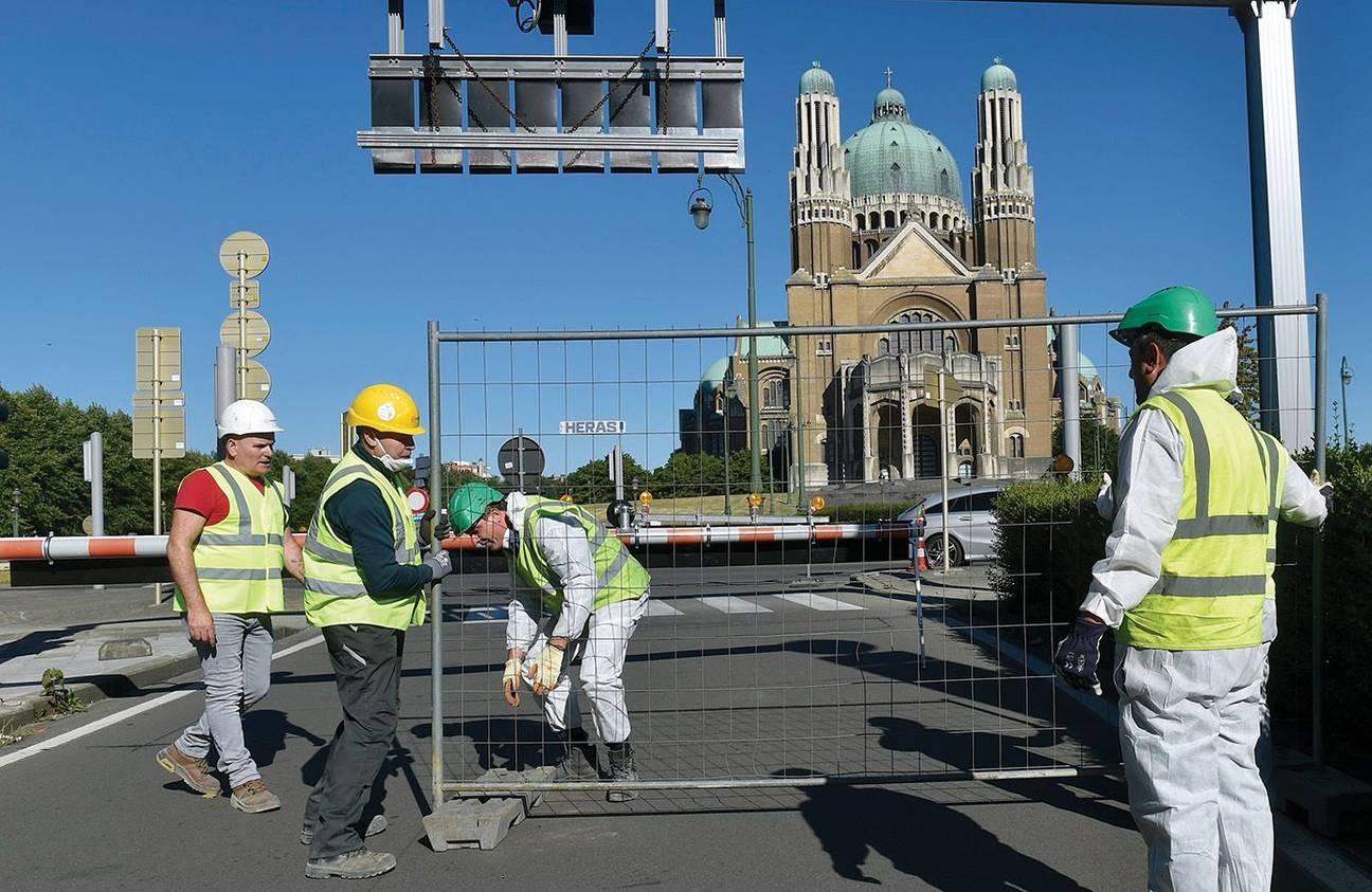 Koekelberg Basiliek renovatie Leopold II-tunnel werf