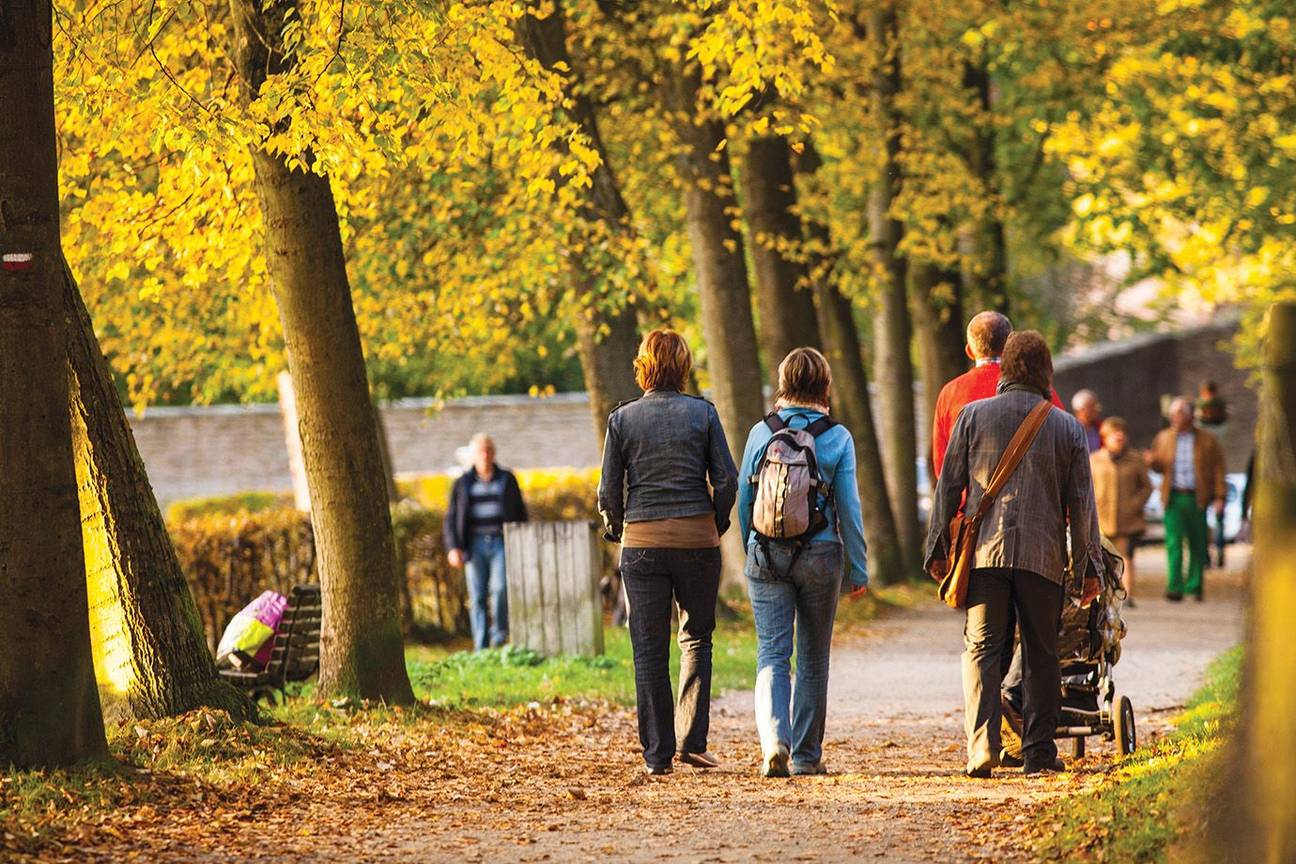 Oudergem Rood Klooster wandeling wandelaars