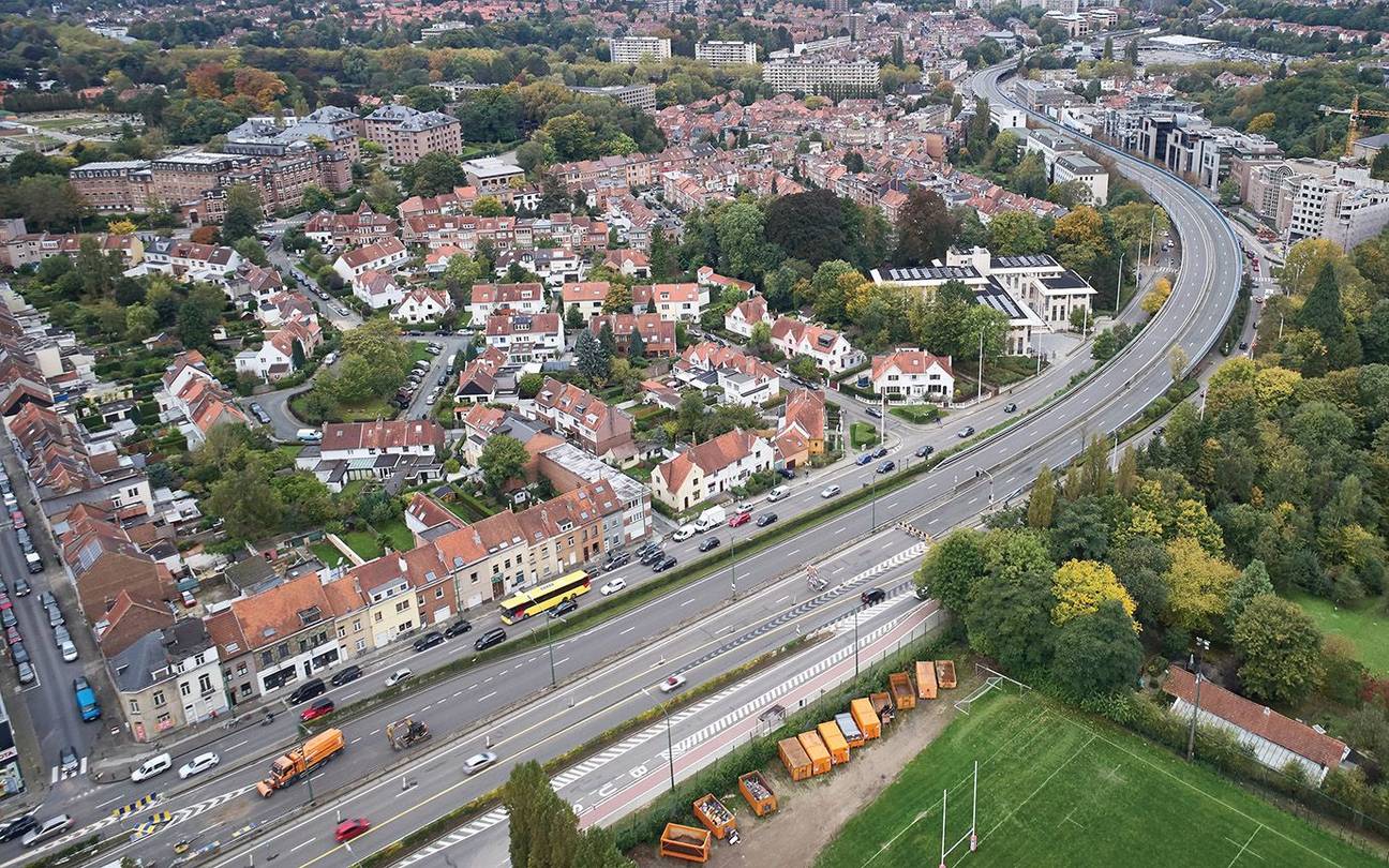 Oudergem viaduct Herrmann-Debroux