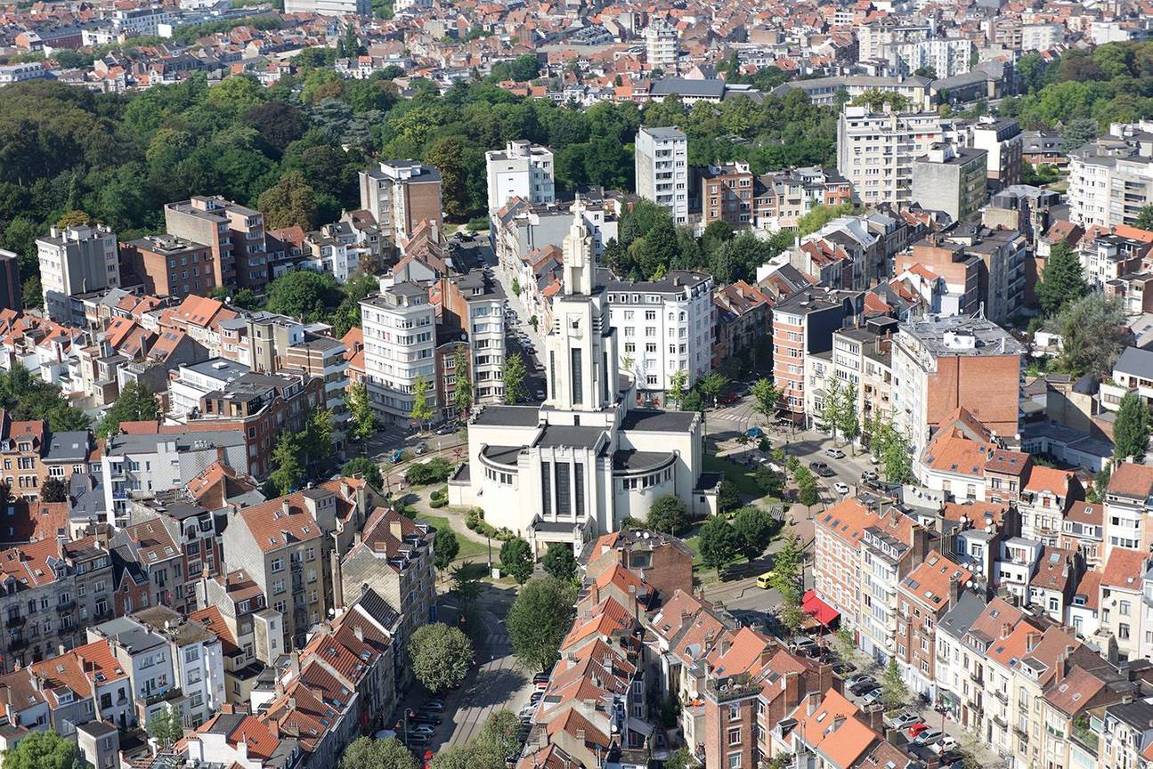 Vorst Hoogte 100 altitude cent luchtbeeld