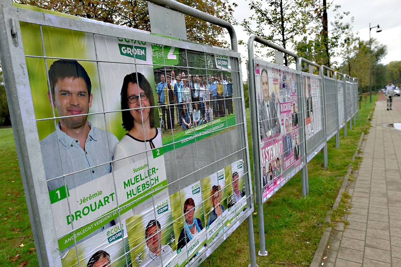  Jéremie Drouart Susanne Mueller Huebsch (Ecolo-Groen) voor de gemeenteraadsverkiezingen van 2018