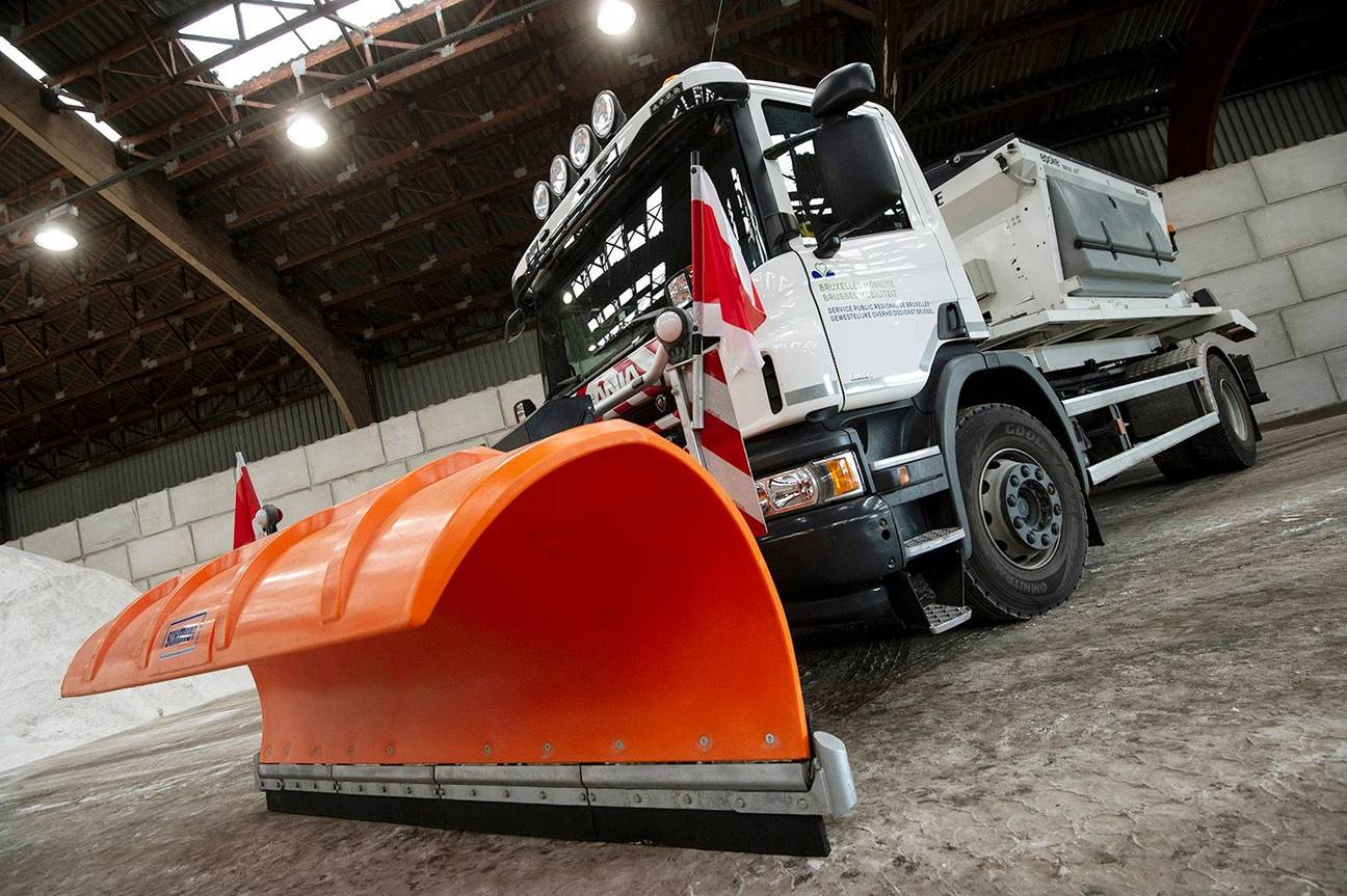 Nieuwe opslagplaats voor strooizout van Brussel Mobiliteit