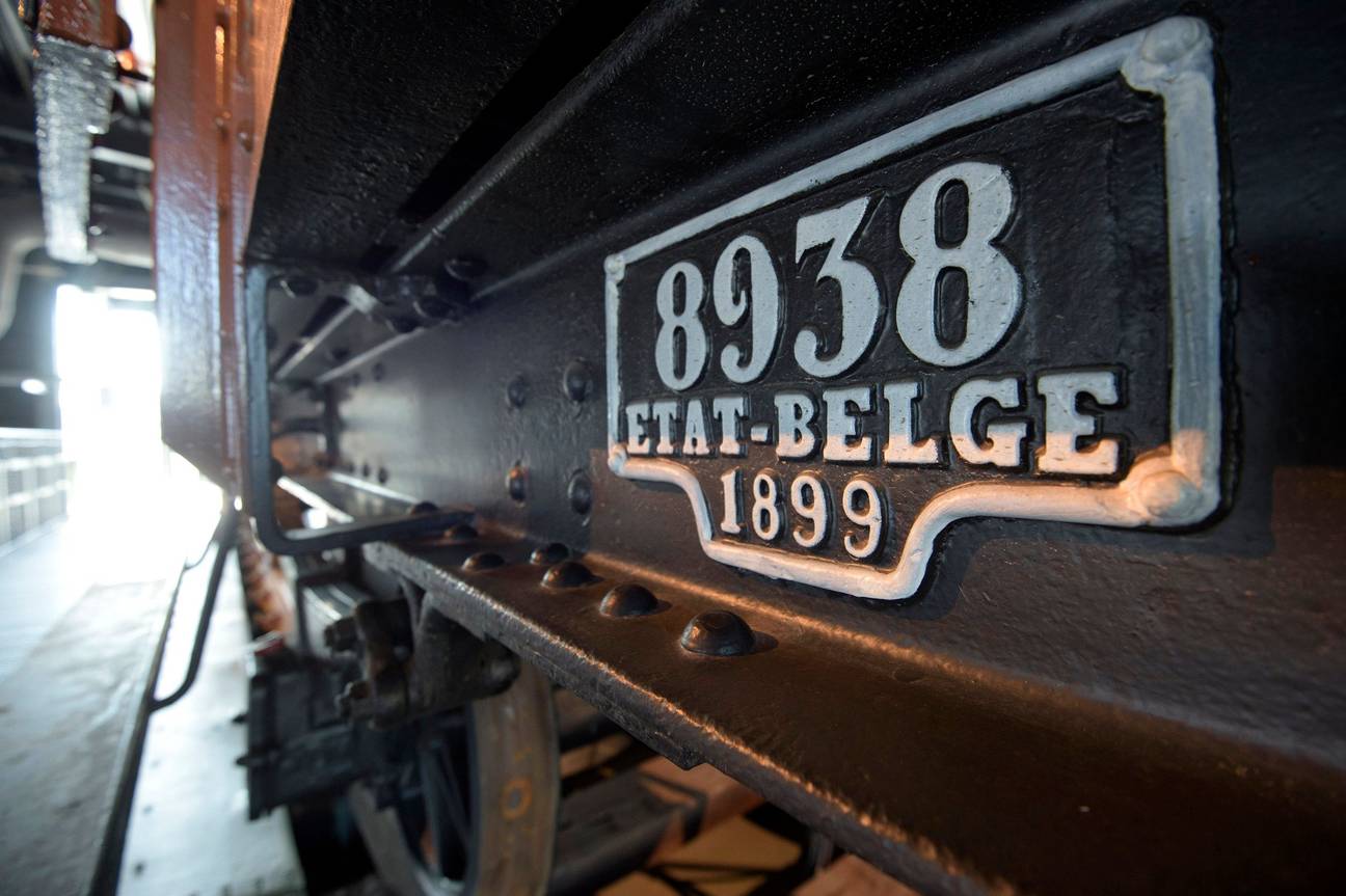Train World Schaarbeek 1899 Etat Belge locomotief stoomtrein