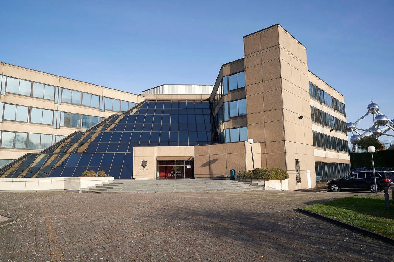 De hoofdzetel Koninklijke Belgische Voetbalbond (KBVB) aan de Houba-de Strooperlaan in Laken