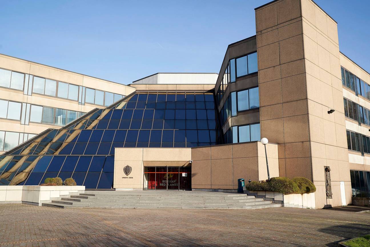 De hoofdzetel Koninklijke Belgische Voetbalbond (KBVB) aan de Houba-de Strooperlaan in Laken