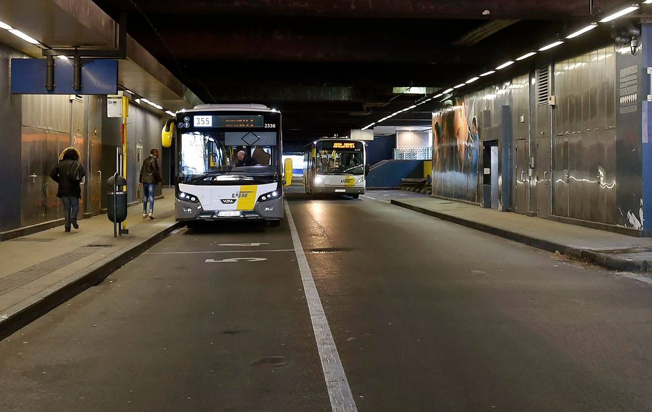 De Lijn halte Noordstation Brussel-Noord