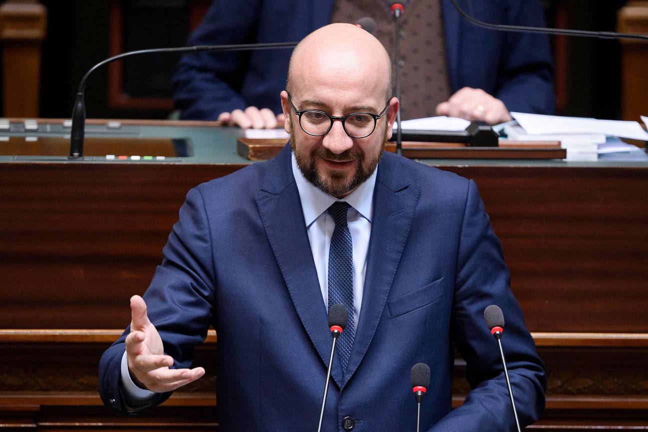 Plenaire vergadering van de Kamer met Eerste Minister Charles Michel (MR)