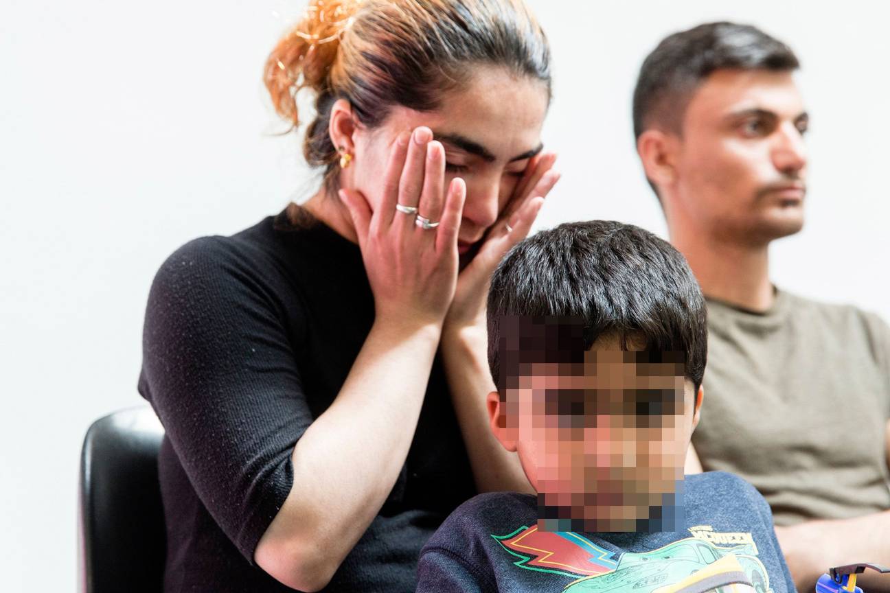 De ouders van Mawda in de rechtbank in mei 2018