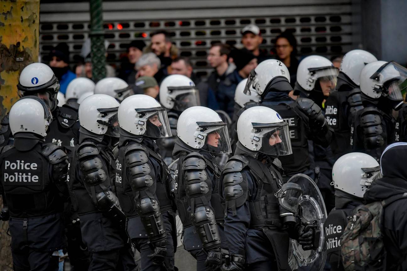 8 december 2018 manifestatie betoging oproerpolitie