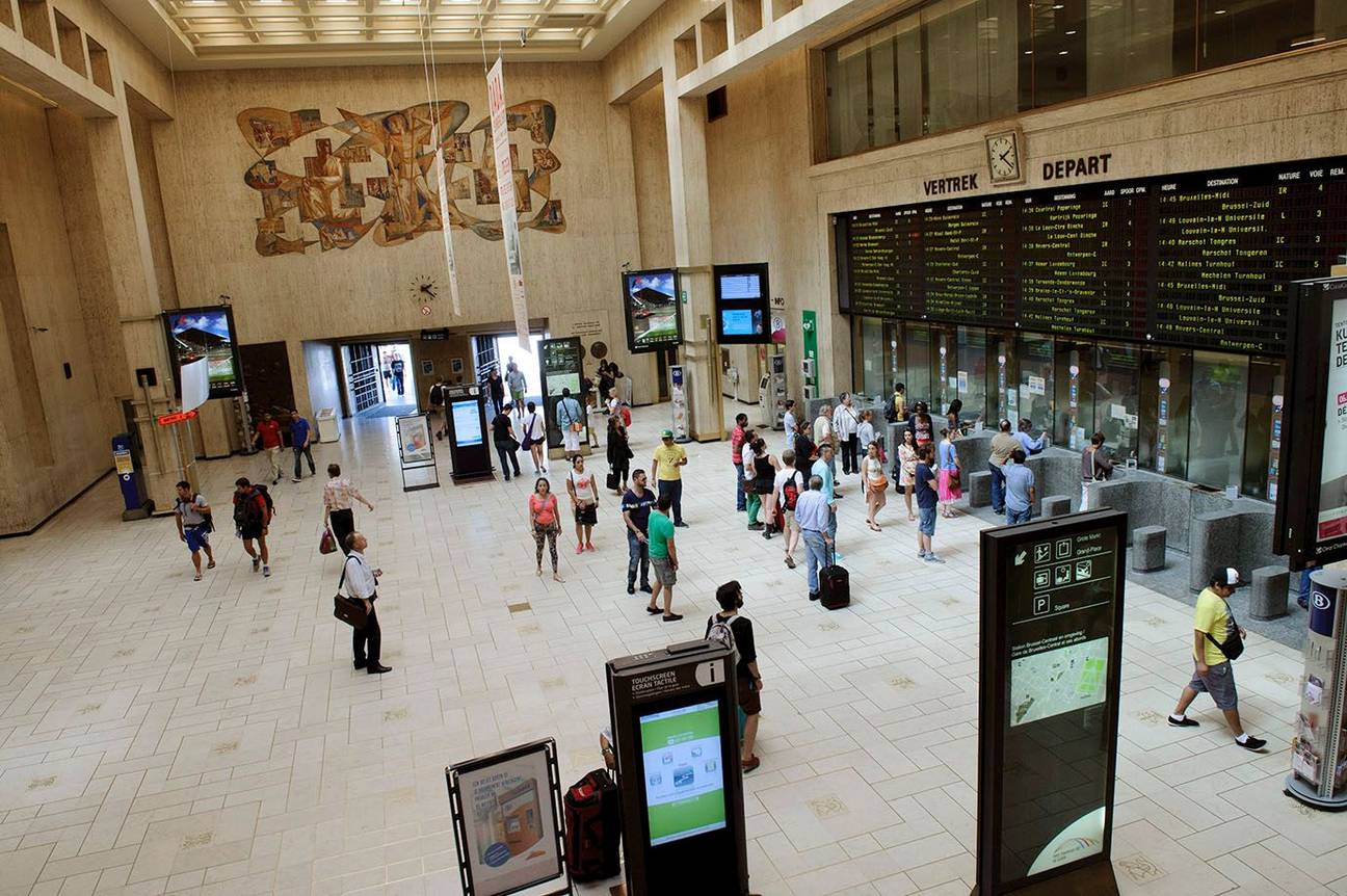 Het station Brussel-Centraal