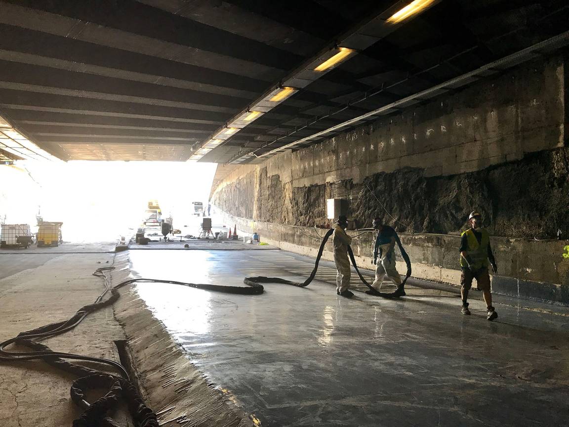 De renovatie van de Hallepoorttunnel