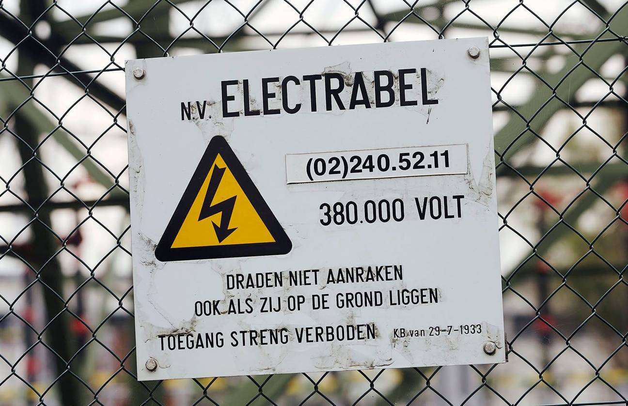 De thermische centrale van Engie Electrabel in Drogenbos