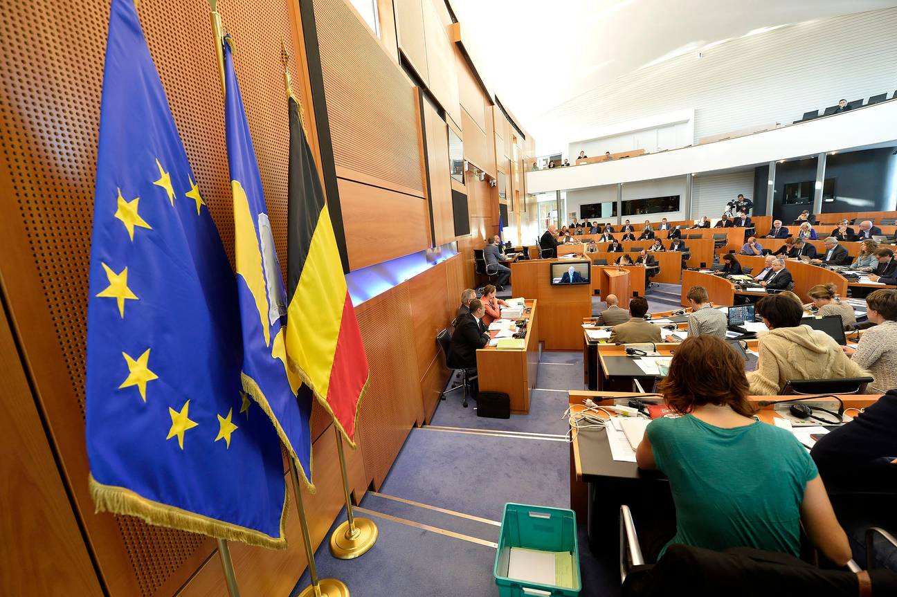 Het Brussels Parlement.