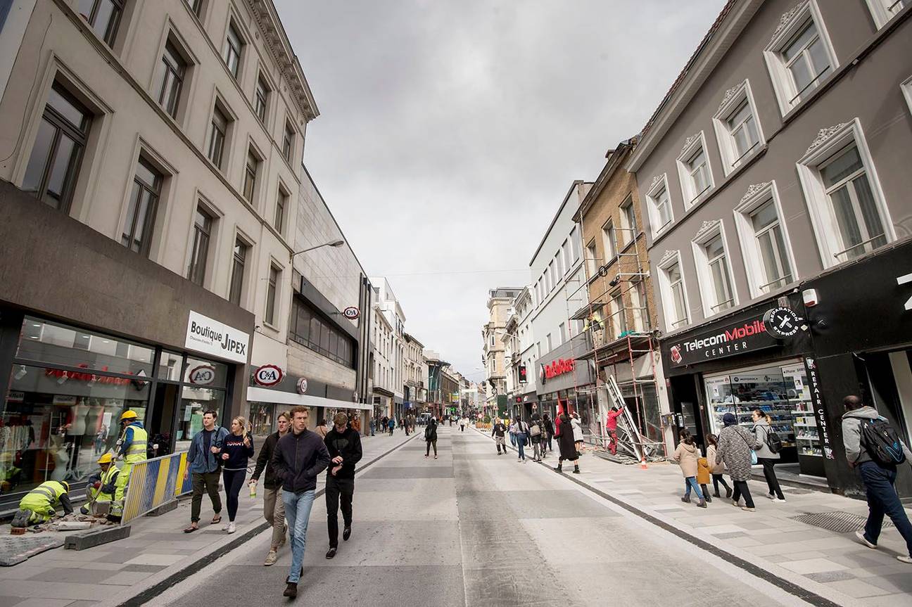 De heraangelegde Elsensesteenweg