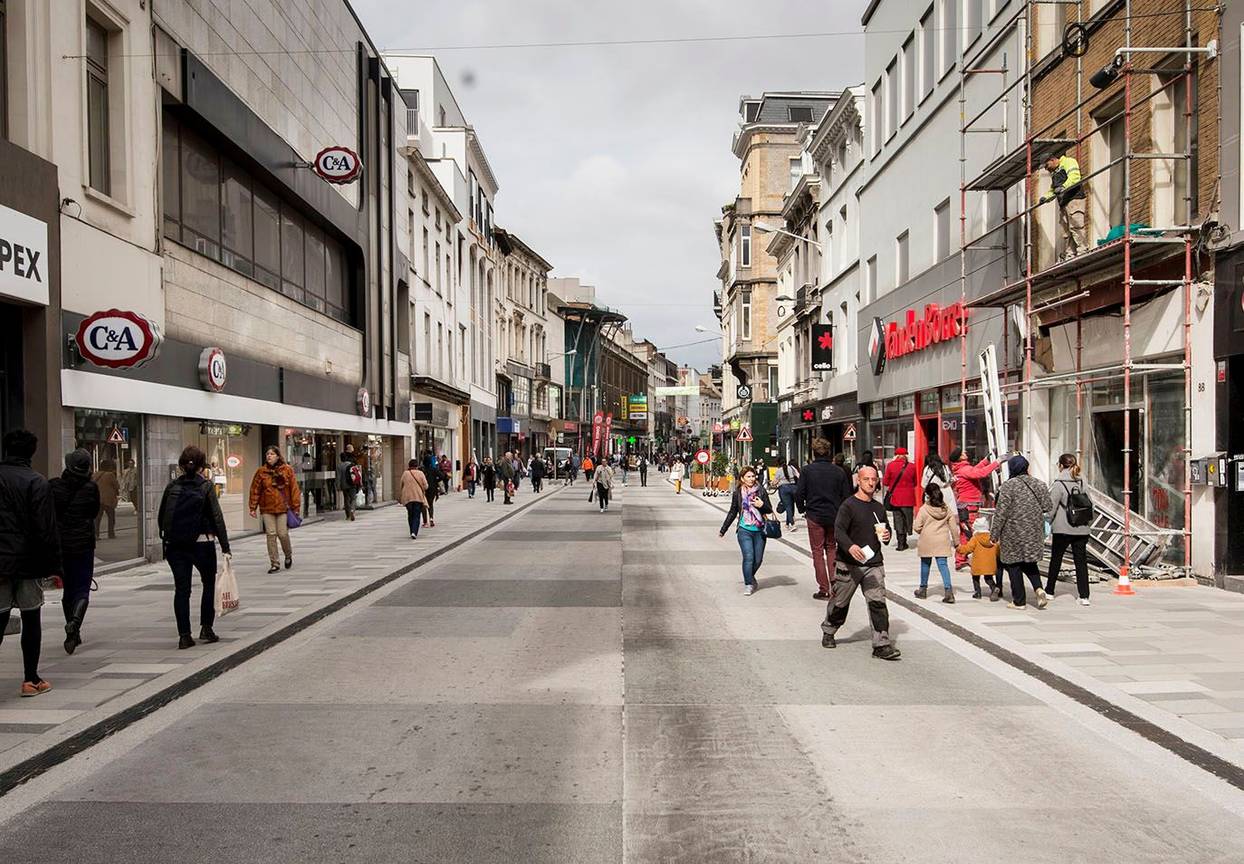 De heraangelegde Elsensesteenweg