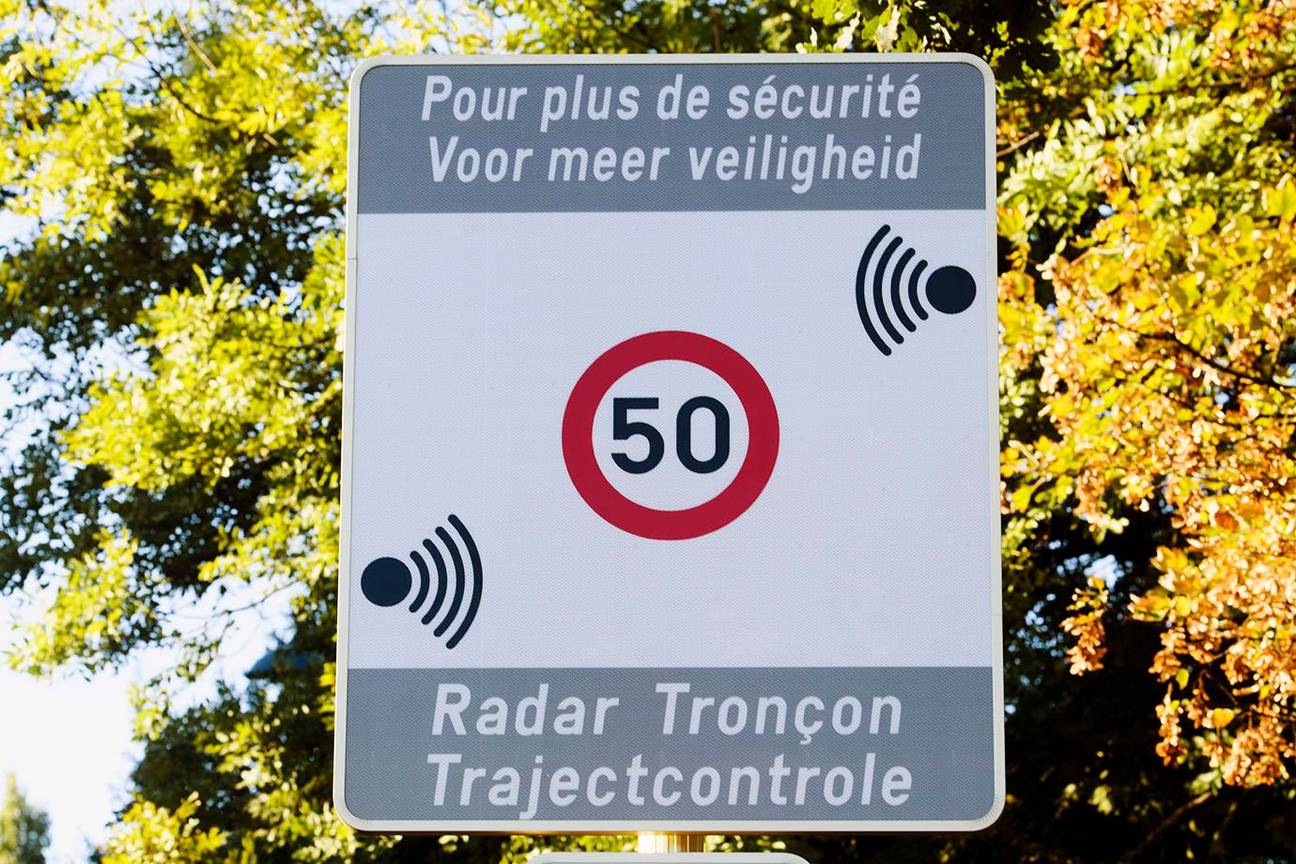 Trajectcontrole in het Brussels gewest om snelheidsovertredingen tegen te gaan