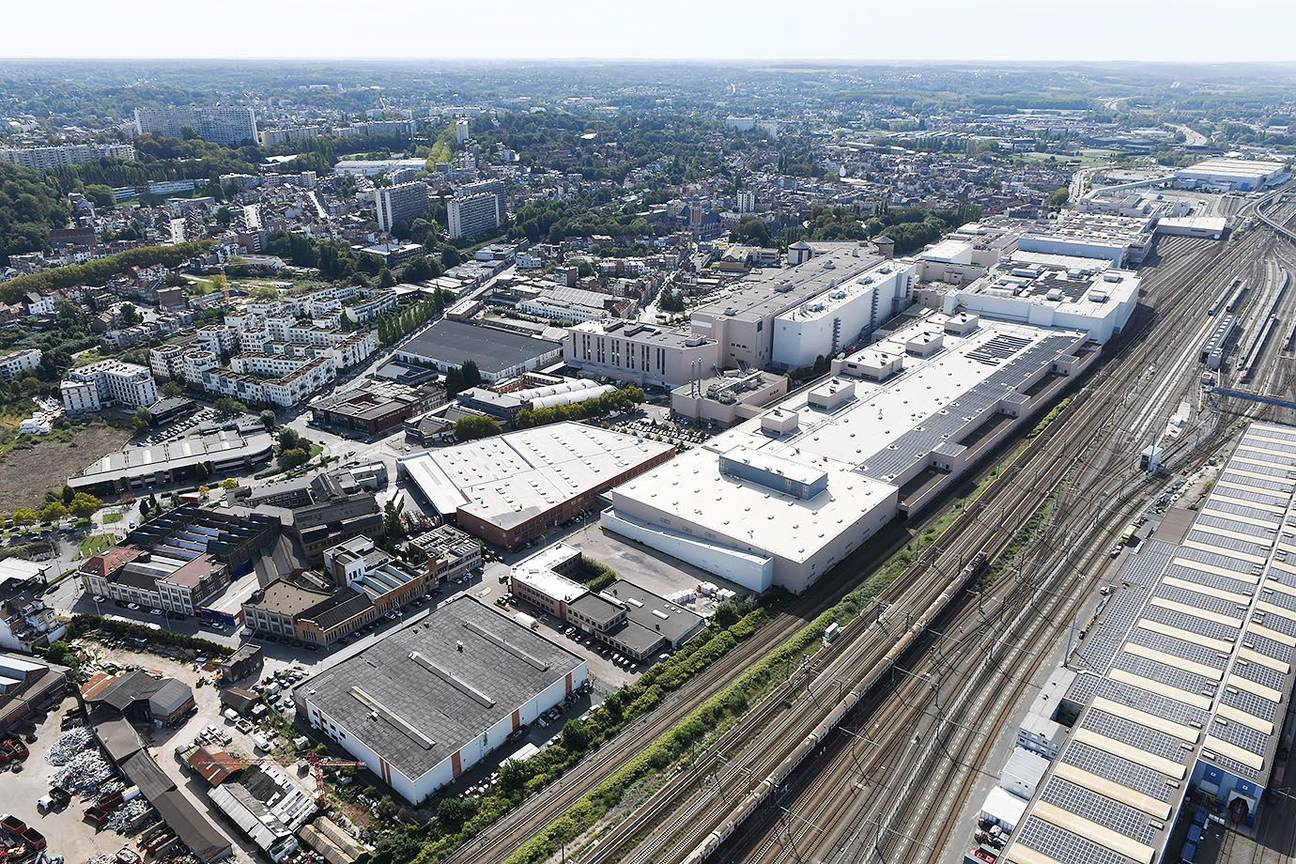 De Audi-fabriek in Vorst