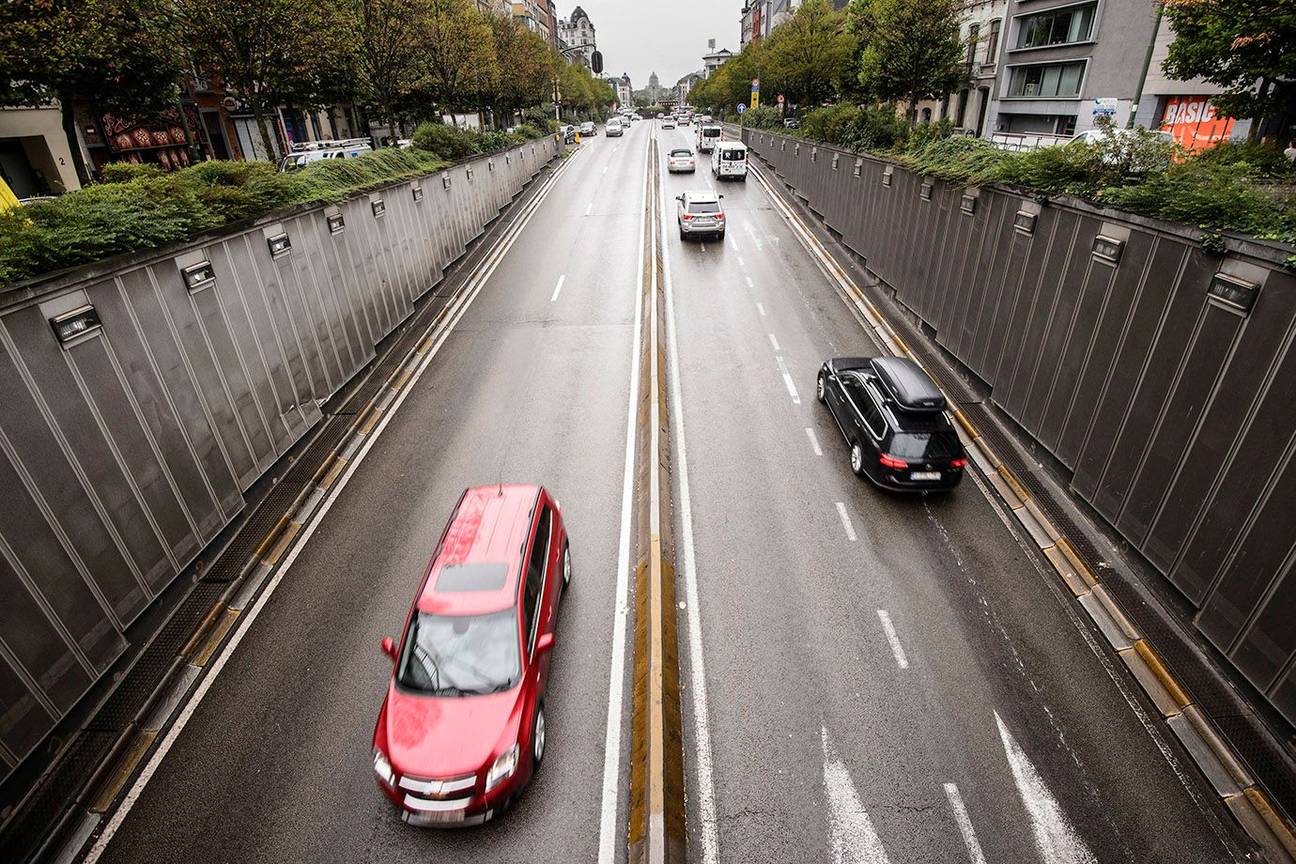 De Rogiertunnel onder het Rogierplein