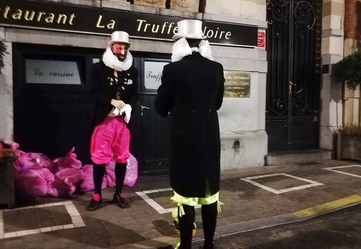 Les Noirauds  in actie op 14 maart 2019