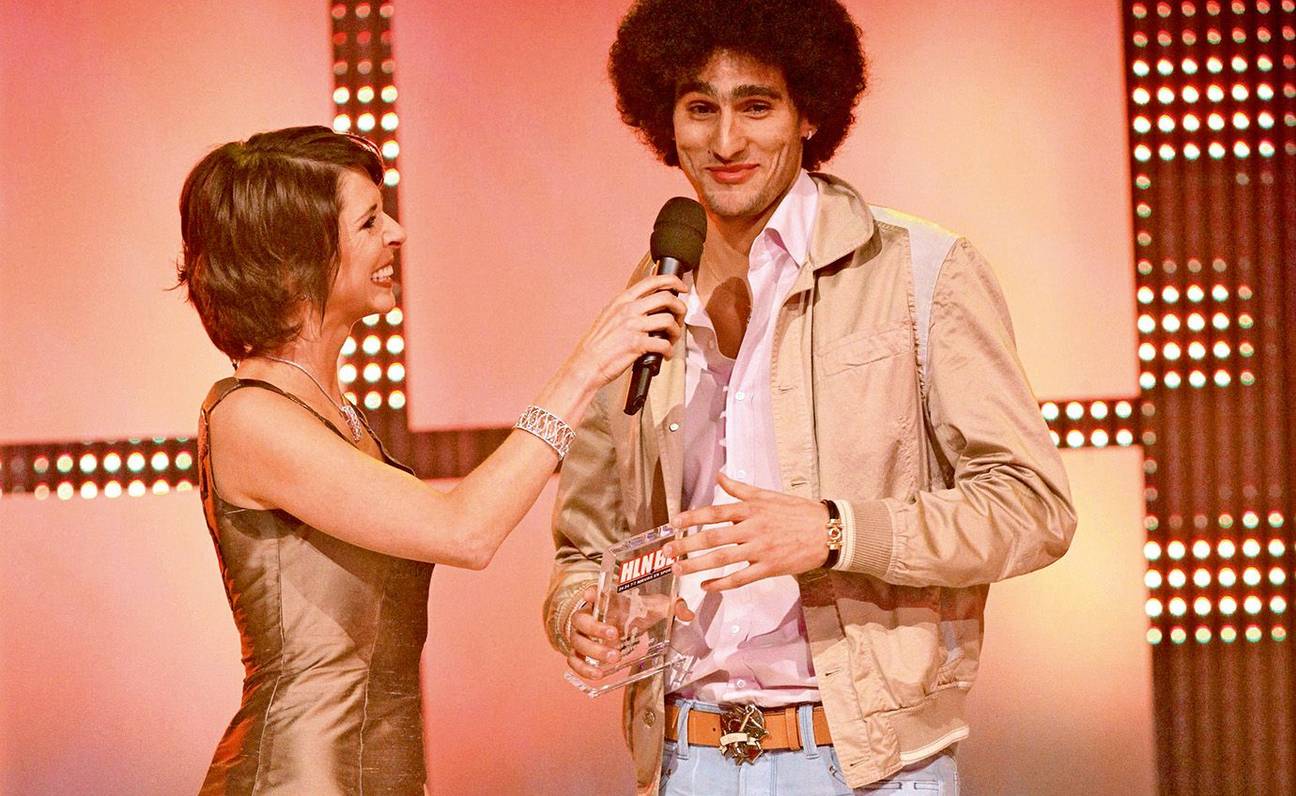 Uitreiking Gouden Schoen 2009 aan Marouane Fellaini