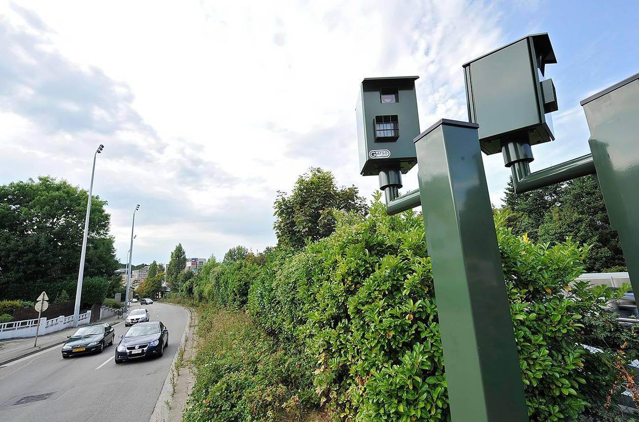 Snelheidscontrole met flitspalen in Brussel