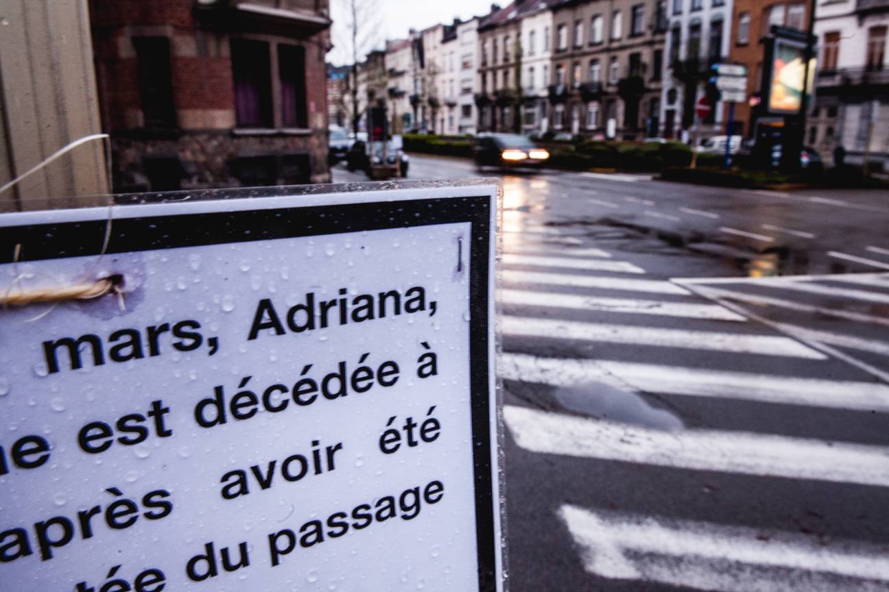 20190403 16 Koekelberg verkeersveiligheid verkeer Jetselaan zebrapad voetganger dodelijk ongeval verkeersdode 1081