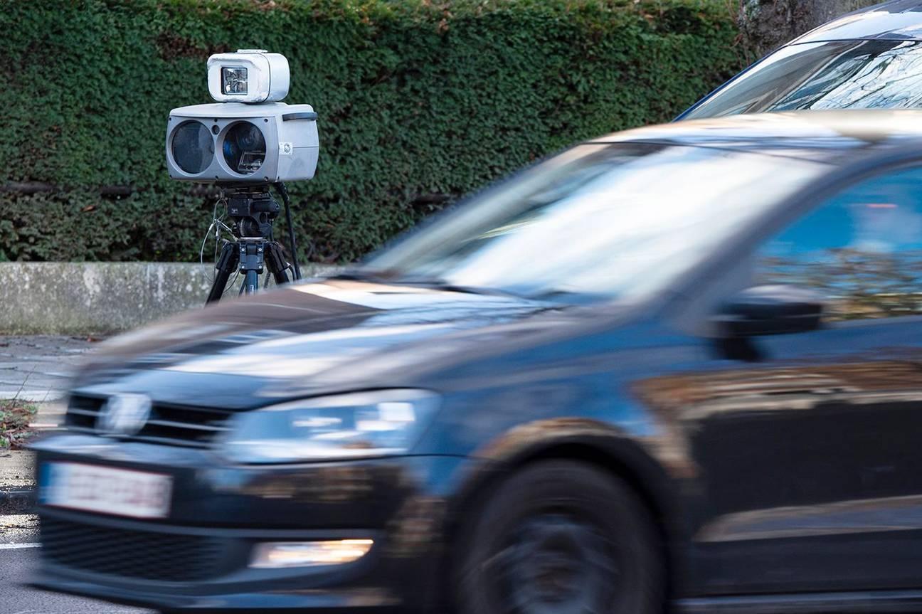 Snelheidscontrole op de Franklin Rooseveltlaan