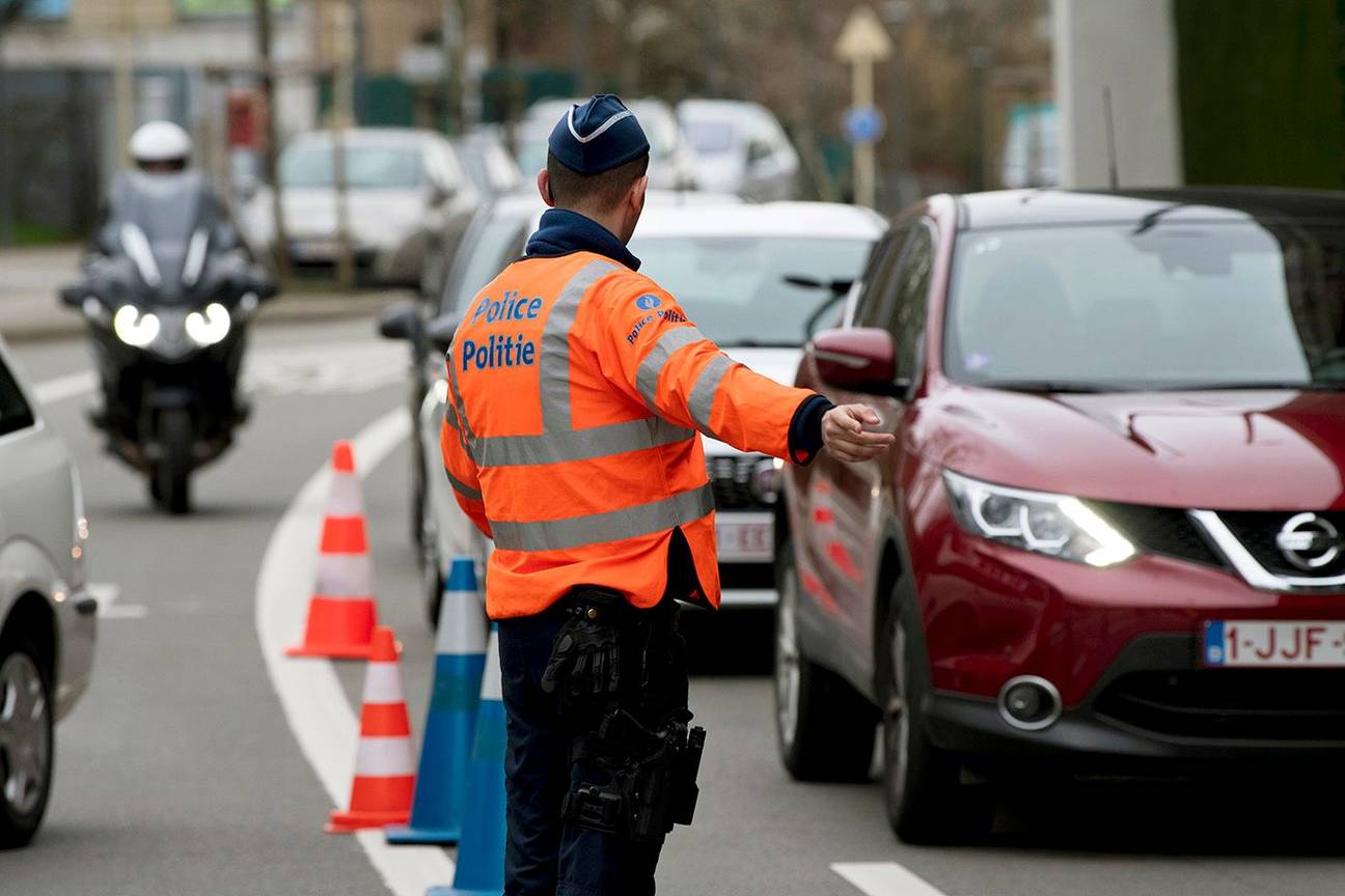 Verkeerspolitie in Brussel