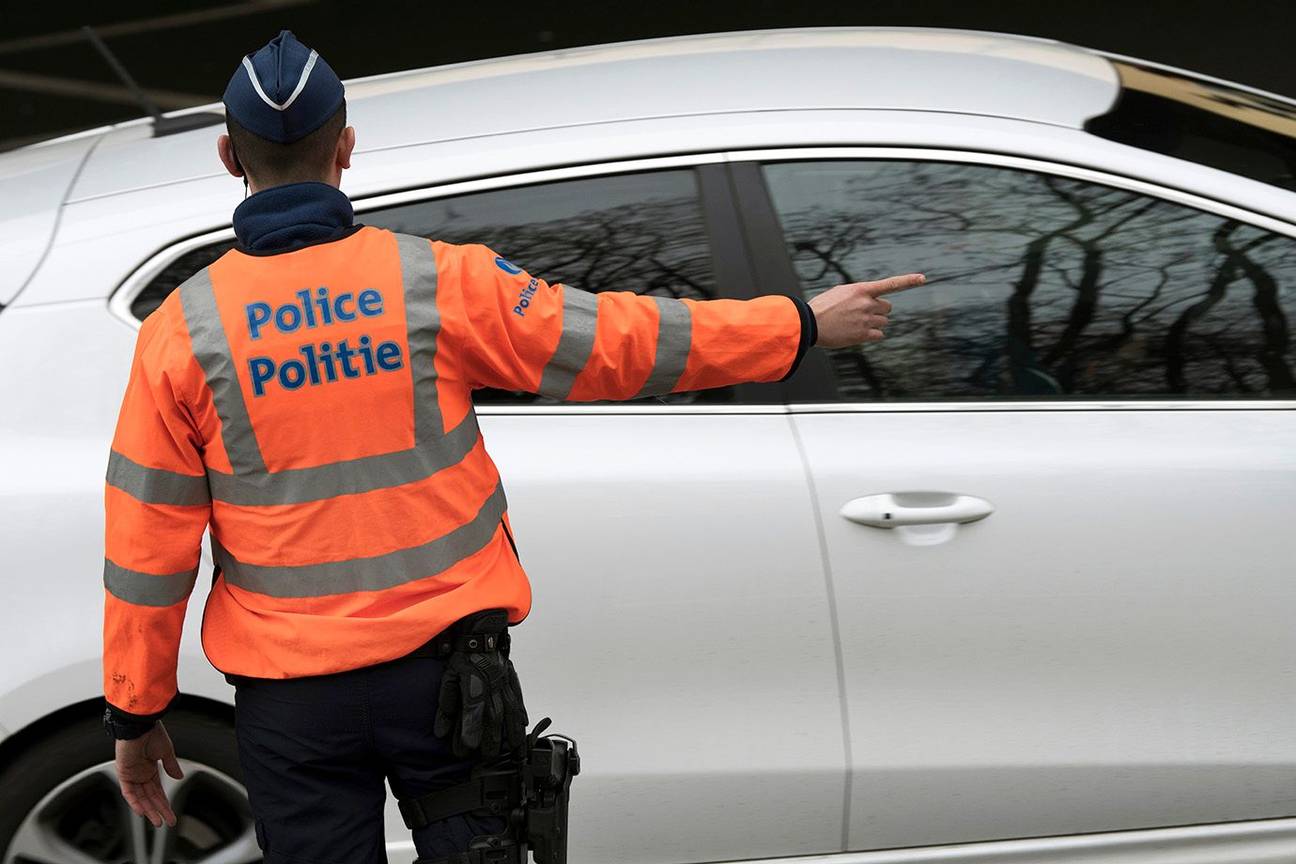 Verkeerspolitie in Brussel