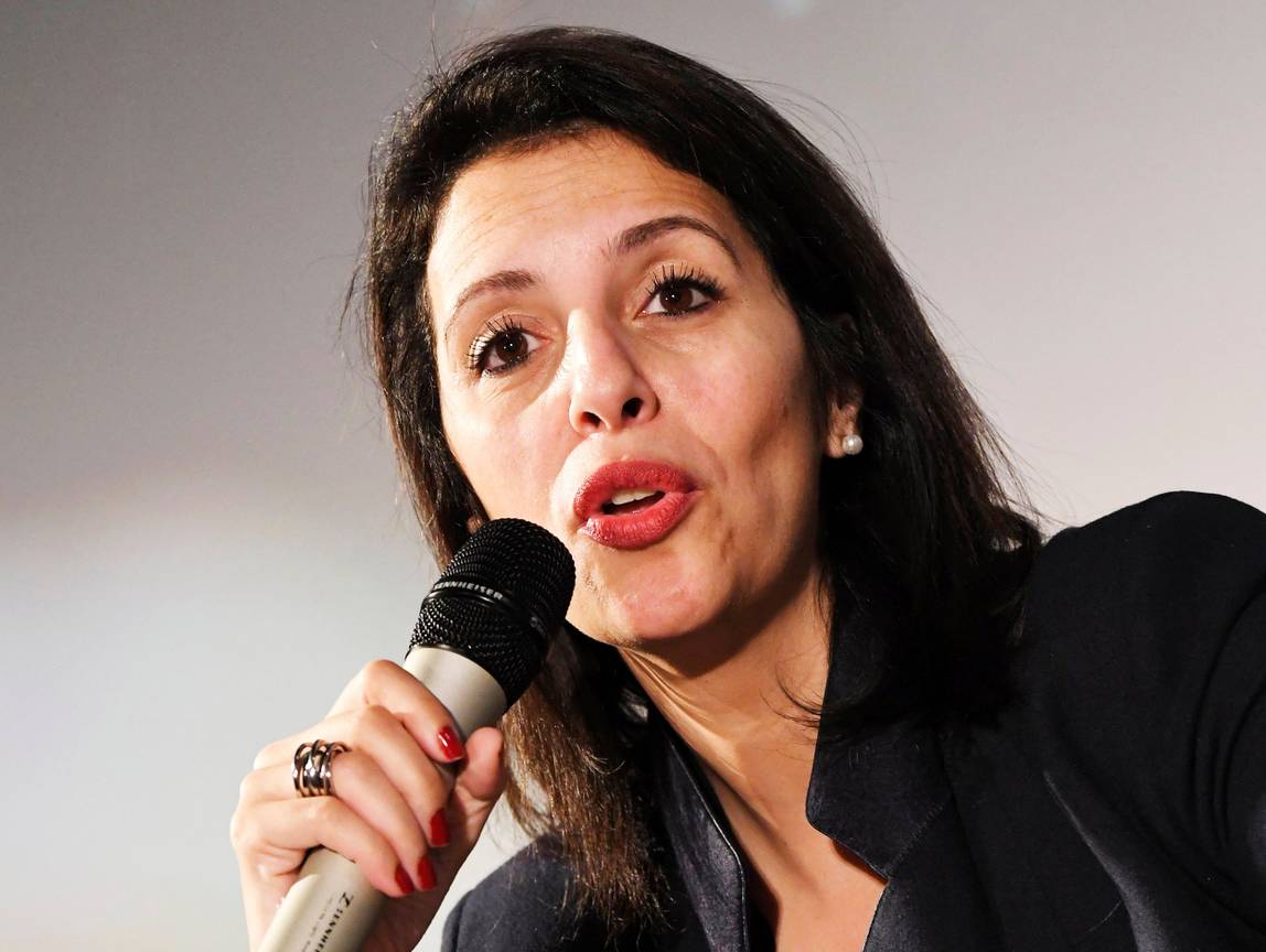 Zakia Khattabi, voorzitter van Ecolo, de dag na de verkiezingsoverwinning van haar partij op 26 mei 2019
