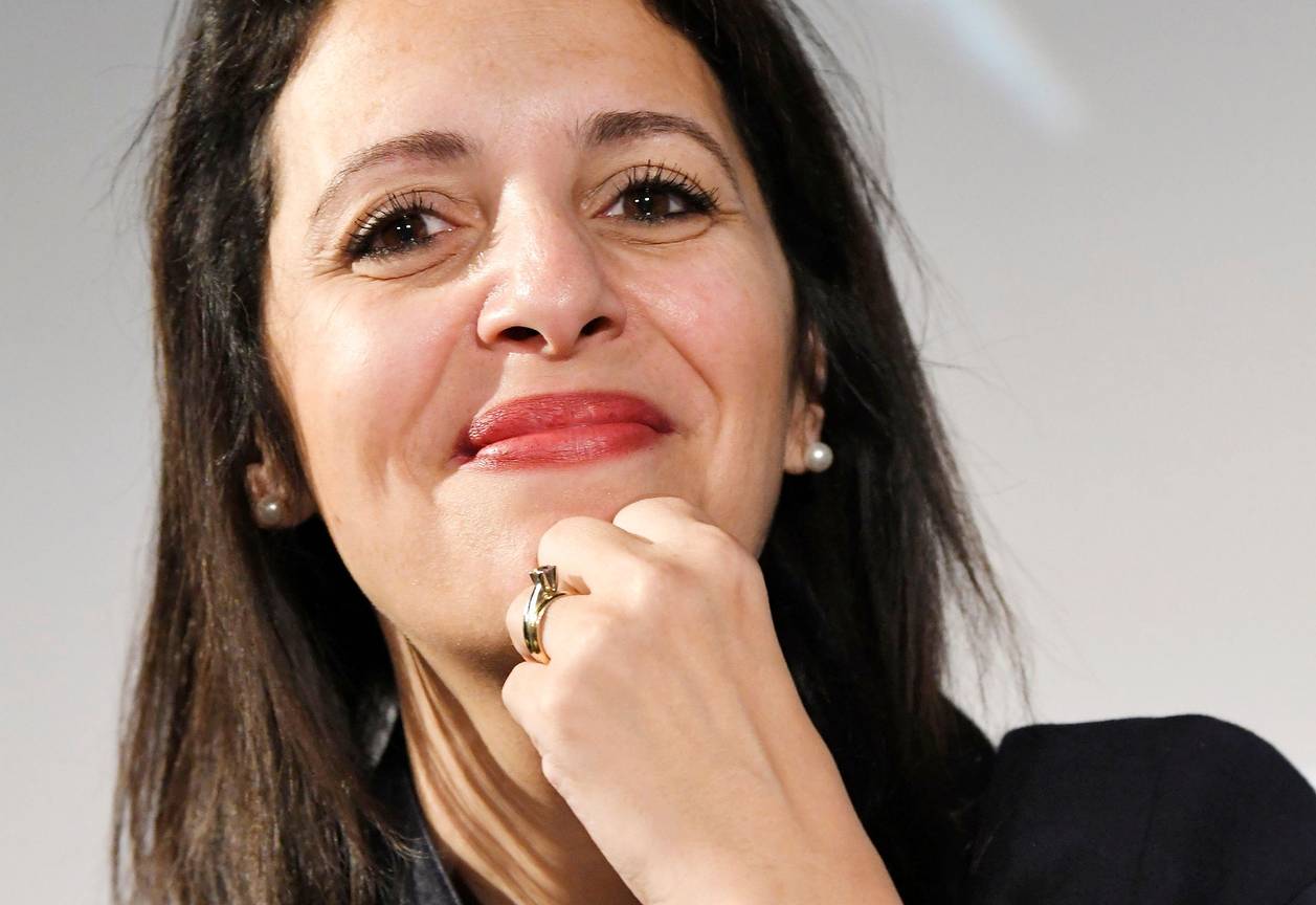 Zakia Khattabi, voorzitter van Ecolo, de dag na de verkiezingsoverwinning van haar partij op 26 mei 2019