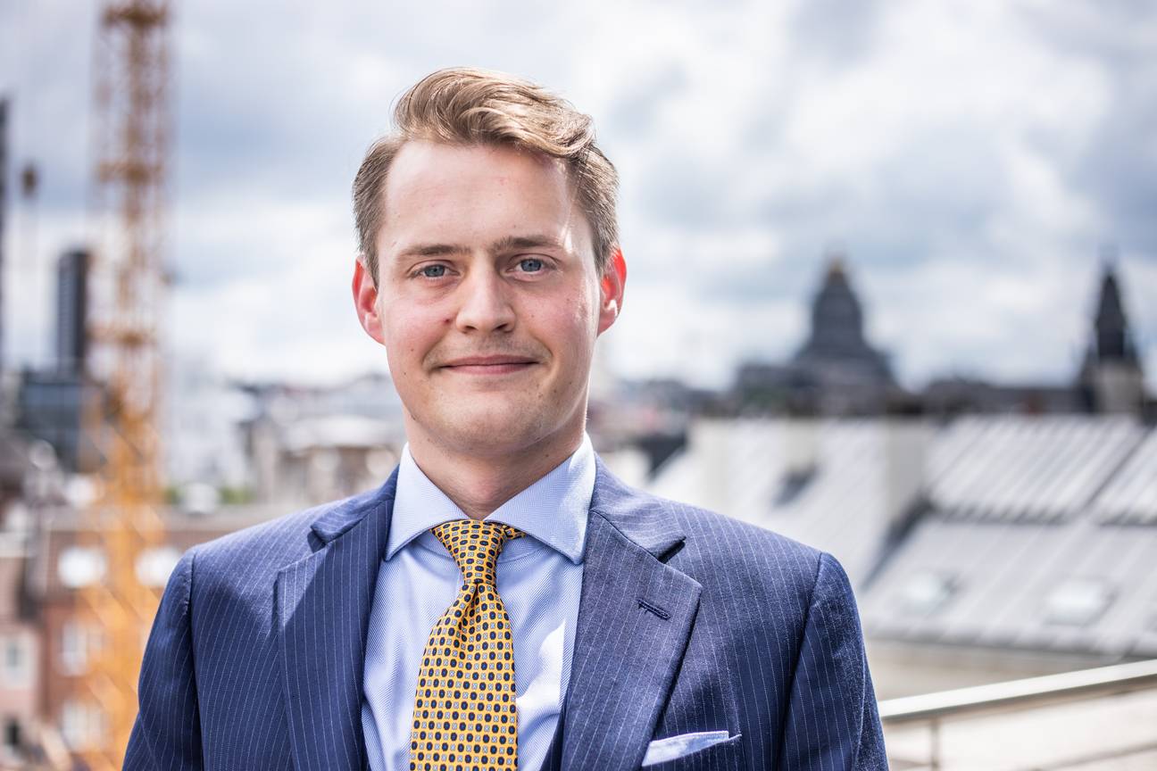 Gilles Verstraeten 3 N-VA installatie Brussels Parlement