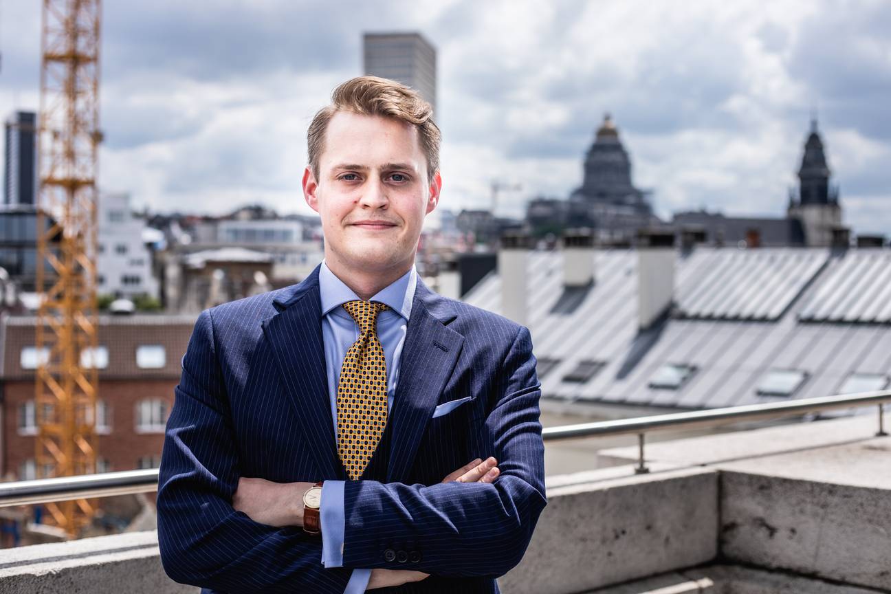 Gilles Verstraeten N-VA installatie Brussels Parlement