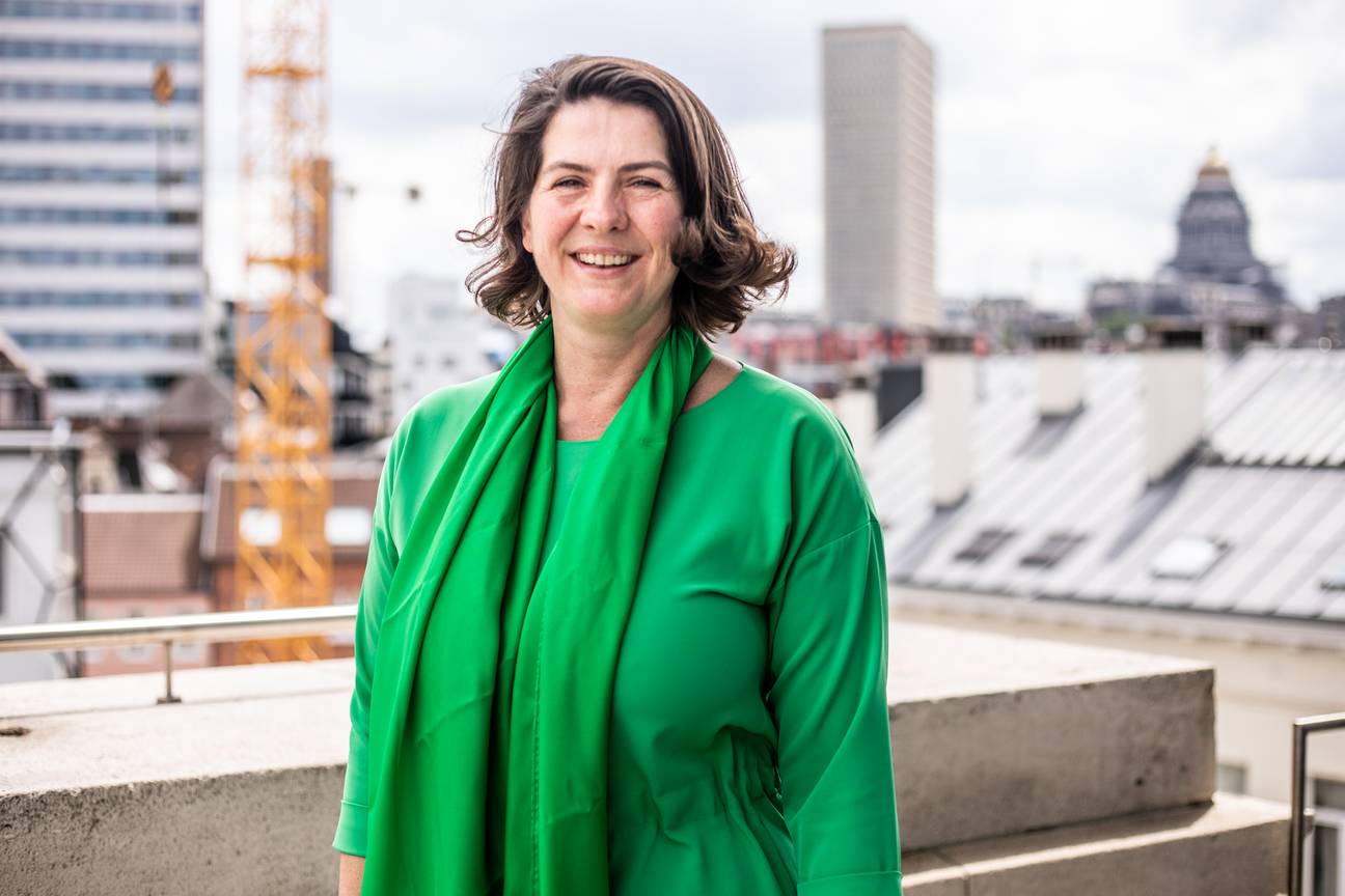 Lotte Stoops Groen installatie Brussels Parlement