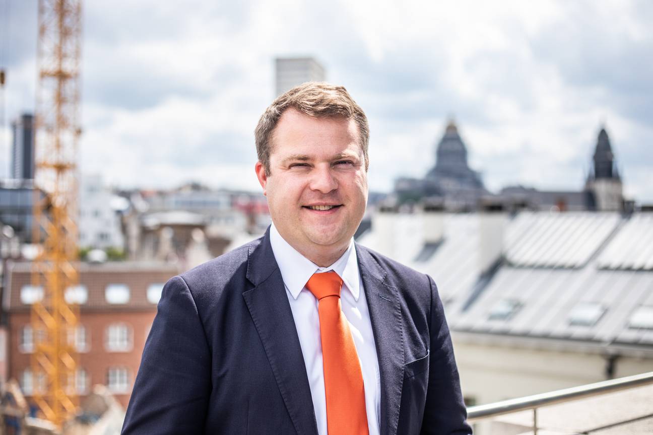 Joris Poschet 2 CD&V installatie Brussels Parlement